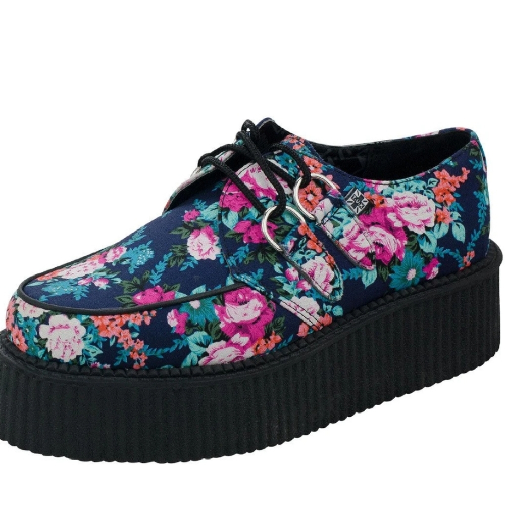 Floral Fun Round Creepers - T.U.K